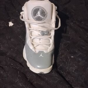 Jordan Women's Athletic Shoes in White and Gray